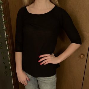 Half sleeve black shirt